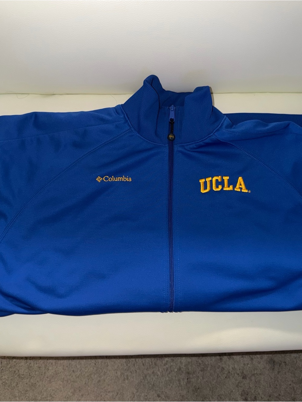 Columbia UCLA Blue Full-Zip Collegiate Jacket Rare